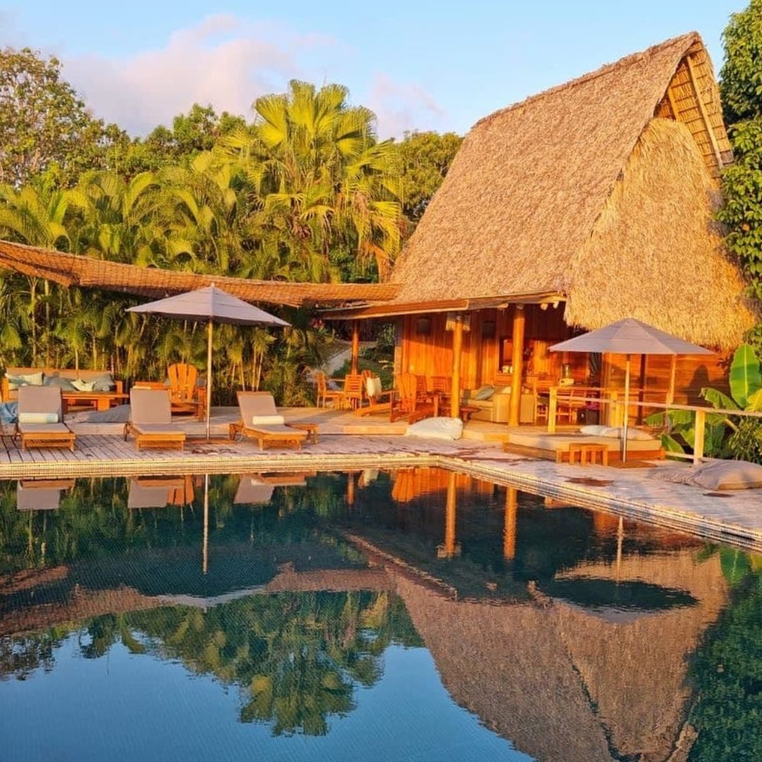 Photo de la piscine de Calamocha Lodge au Costa Rica.